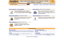 Tablet Screenshot of hunreg.com